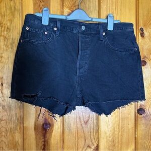 Levi’s 501 Original Fit High Waist Jean Shorts
